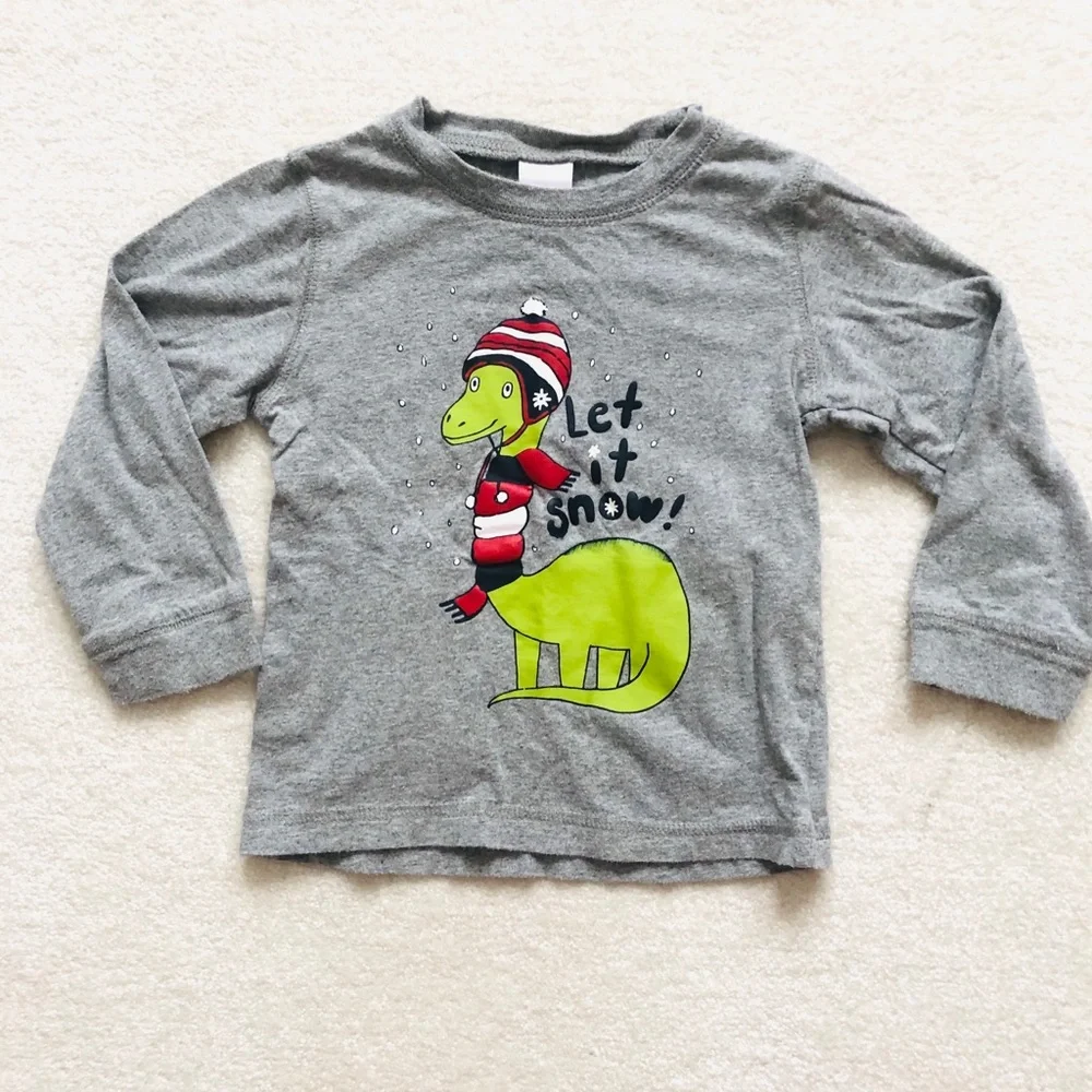 Winter Theme Long Sleeve Shirt Size 18-24 Months